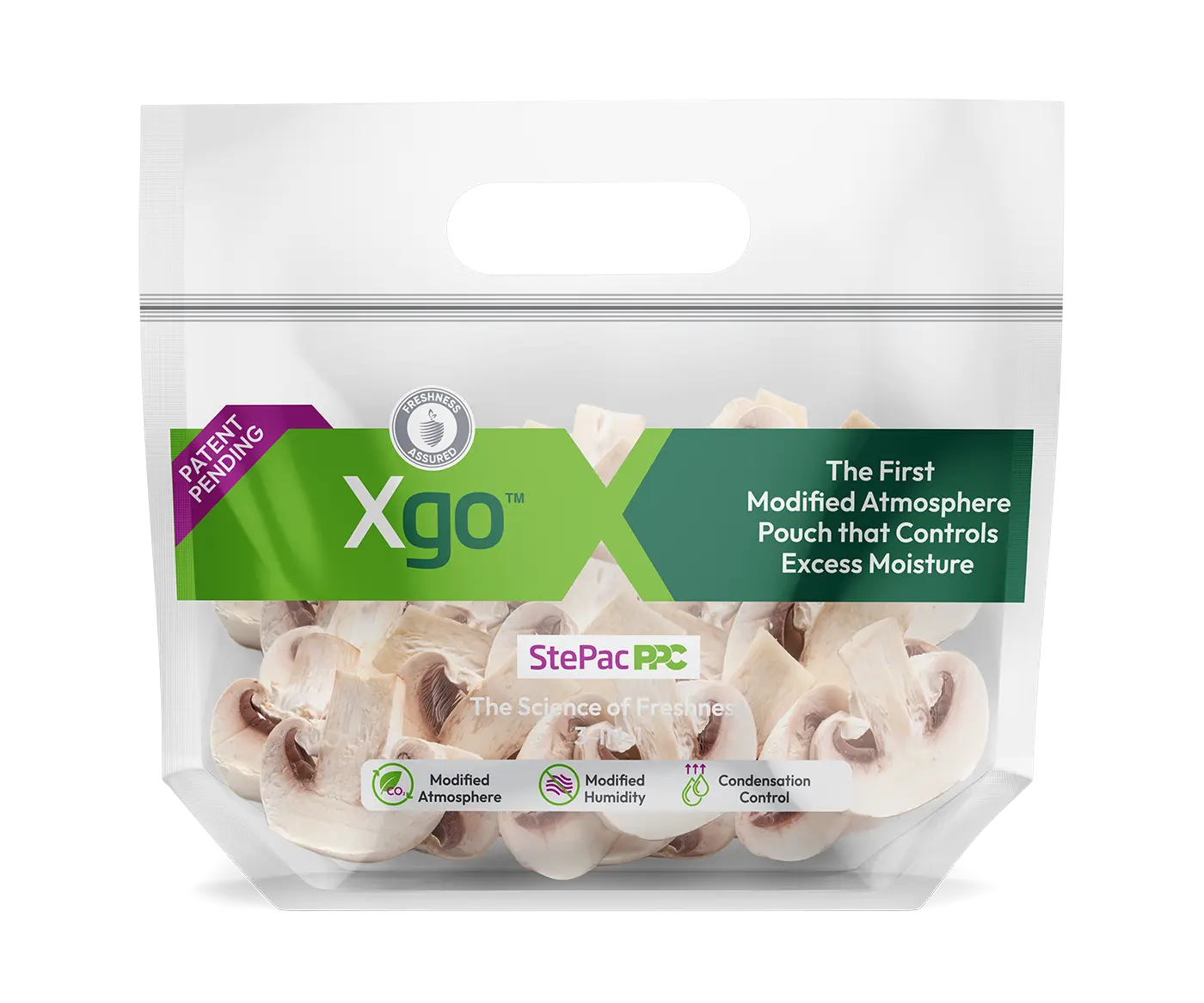 Xgo PAZ Stand Up Pouch Sliced Mushrooms