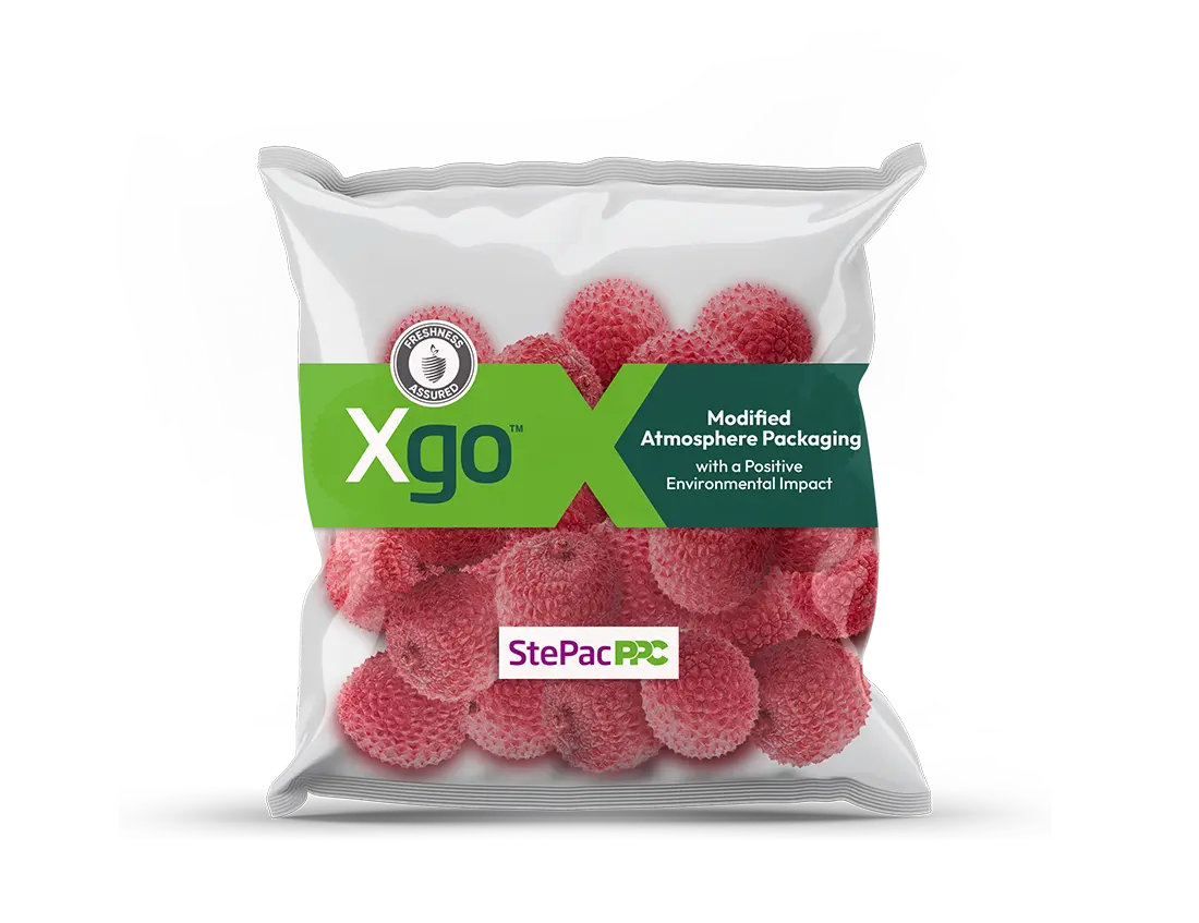 Xgo Preformed Bag Lychee packaging